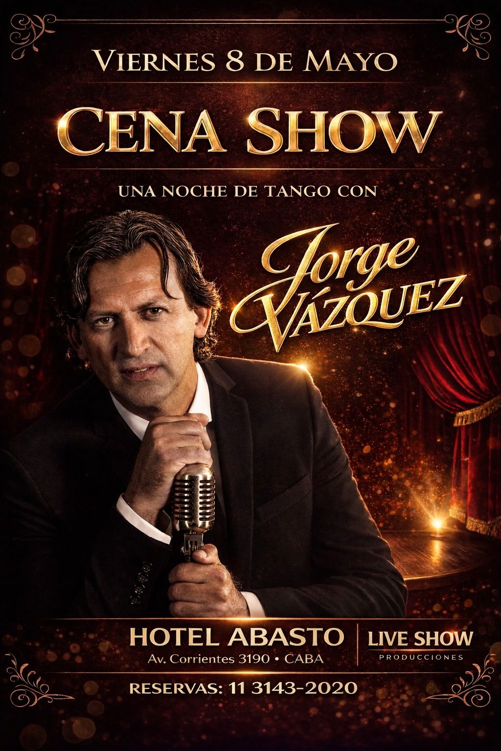 CENA SHOW - JORGE VAZQUEZ